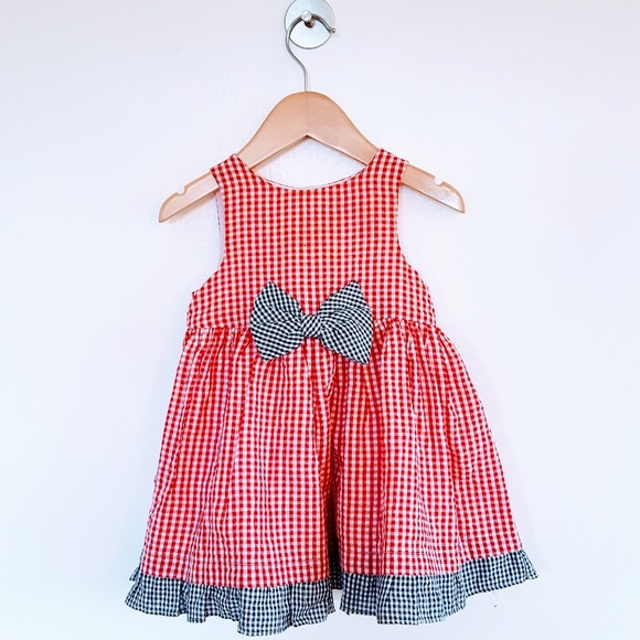 marmellata Other - Marmellata | Red and Blue Checkered Bow Full Dress